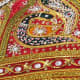Badla or Flat metallic wire, silver or gilt wire embroidery.