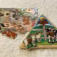 Disney Jungle Book puzzle with small knobs. Farm animals puzzle with jumbo knobs. 