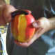Mangoes are a refreshing summer fruit. For ease in peeling use a potato peeler.