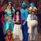 A classic Aladdin costume for a large family.