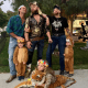 A pop culture-inspired costume featuring the infamous Tiger King.