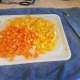 Step 7: Chop your peppers and add them to the pot.
