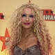 Aguilera rocking coiled girls and a corset at the 2001 MTV Movie Awards.