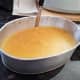 6. Loosen the sides of the flan with a knife.