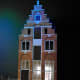 Model of a gabled house.