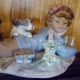 Another view of the Lladro porcelain with boy, dog and bird