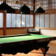 Billiard room, Tamozawa villa in winter.