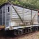 An L&NWR unfitted brake, a six-wheel vehicle possibly for general traffic as there is no visible traffic designation