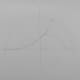 Step 3: Draw another arc which starts on the previous arc and ends little behind the other end of the semicircle.