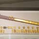 A sword and scabbard, which may have been found in northwestern Iran.