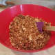 And mix every so often until the entire mixture dries. This may take an hour or so.