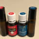 Frankincense and oregano oil, and rollerball bottles