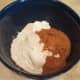 Next add your baking powder and spices.