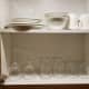 The room came with a full set of utensils, dishes, pots, pans, bowls, sponges, dish towels, paper towels, and every other kitchen tool you could possibly need!