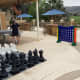 Even more activities are available near the cabana bar in the pool area.