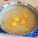 Now remove your mixture from the heat and let it cool slightly before adding in your eggs.