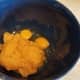 Then add your pureed pumpkin. Mine was fresh from a real pumpkin, pureed, and stored in the freezer until I was ready to use it.