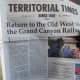 Newspaper found on the train.