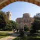 A cloister view of St. Barnabas monastery.