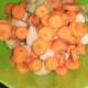 Thick slices of carrots
