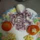 Onions, ginger, garlic, and tomato