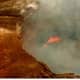 Fire in the pit of the Kilauea Volcano 
