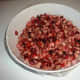 Cover cranberry mixture with plastic wrap, and refrigerate overnight.