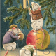 Follow the instructions above to make these free Christmas jigsaw puzzles