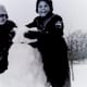 My brothers Jimmy and Johnny playing in the snow in Wisconsin in the 1950s