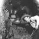 Mining in a shaft, 1898
