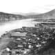 Yukon River with Klondike City (foreground) and Dawson City (upper right), 1899