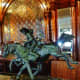 Bronze sculpture at the bar