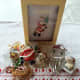 Note the Santa in Box was made by Shiny Brite Company that created many of the vintage Christmas ornaments