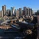 Looking south over Sydney City from the top of the pylon.
