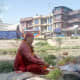 Ojraj Lohani on the Bank of Bagmati