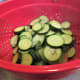 Drain the boiled vegetables