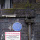 Marker on the site of the first V-1 strike on London.