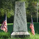The first short marker at the Gettysburg battlefield national park.