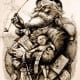 Thomas Nast's 1881 depiction of Santa Claus is based on the Clement Clarke Moore poem "An Account of a Visit from St. Nicholas."