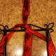Tie ends in the top center of frame.