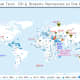 Following the same model of Dr.John Snow for cholera and water pumps. Diabetes prevalence is the highest in the countries that are close to the Atmospheric nuclear tests and which are surrounded by the DU battle fields.