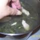 Place doughboys on cooking Watercress..