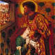 "St George and Princess Sabra" by Dante Gabriel Rossetti 1862