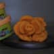 A Play-Doh rose my toddler and I made