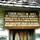 Pioneer cabin in Winterset, Iowa City Park