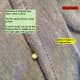 Here is the folded hem. I need to stitch a new line where the pin lies. Please see the next thumbnail.