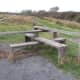 Quirky seats by the coastal path