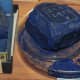 Historical indigo dye collection of the Technical University of Dresden, Germany.