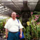 Photo of my husband at the Nani Mau Gardens