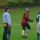 My oldest son (19) as wide receiver playing junior high school football.